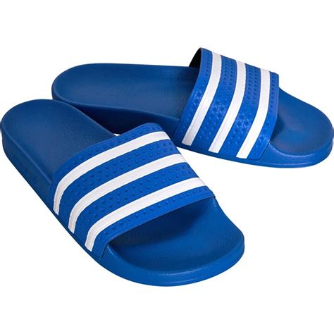 adidas slippers blauw heren|adidas sandalen nl.